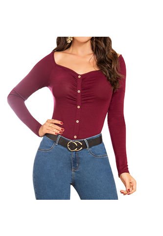 Blusa Kanny Vino Para Mujer Croydon Croydon