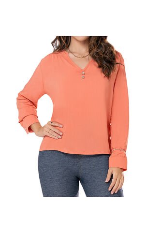 Blusa Denys Coral Para Mujer Croydon Croydon
