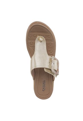 Sandalias Tacón Ivonne Oro Para Mujer Croydon