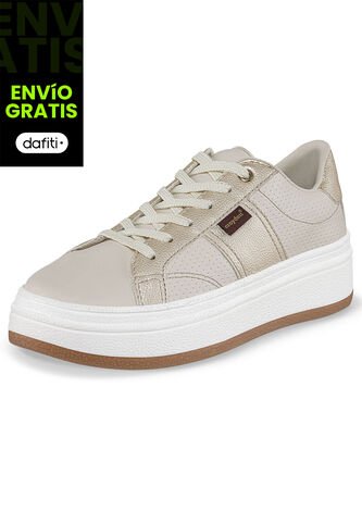 Tenis Ghada 3 Beige Croydon Para Mujer Croydon