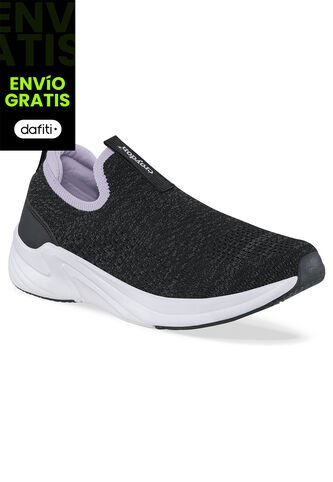 Tenis Running Anylar Negro-Lila Para Mujer Croydon Croydon