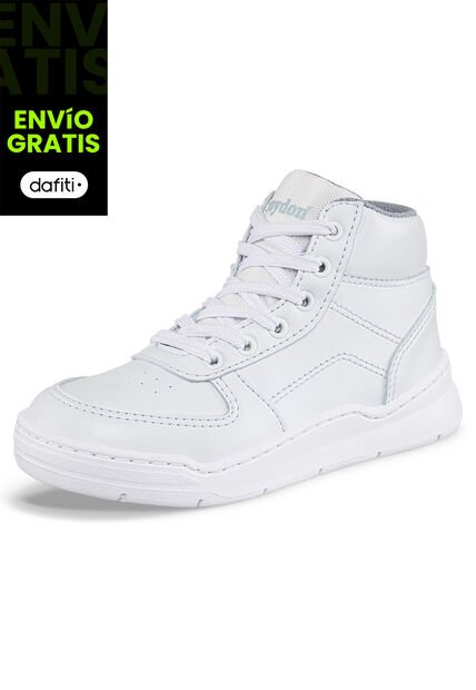 Tenis Colegio Roblo Bota Blanco Para Niño Y Niña Croydon