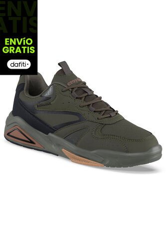 Tenis Urbanos Uvacin Verde Osc Croydon Para Hombre Croydon