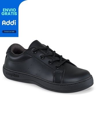 Zapatos Escolares Slash Negro Para Hombre Y Mujer Croydon Croydon