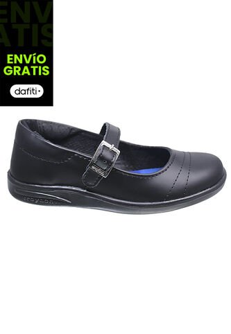 Zapatos Colegial Mafalda Negro Croydon Croydon
