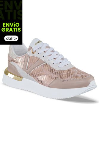 Tenis Urbanos Karli Oro Rosa Para Mujer Croydon Croydon