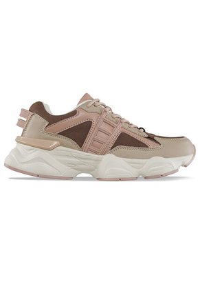 Tenis Urbanos Nado Beige-Café Croydon Para Mujer
