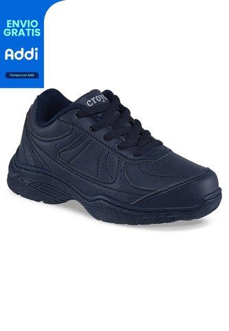 Tenis Colegial 10 New Azul Para Niño Y Niña Croydon Croydon