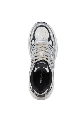 Tenis Urbanos Argame Gris-Negro Croydon Para Mujer