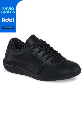 Zapatos Escolares Circuit Negro Para Niño Croydon Croydon