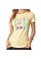 Camiseta Estampada Bella Amarillo Croydon Para Mujer de Croydon