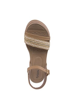Sandalias Tacón Rosana Café Para Mujer Croydon