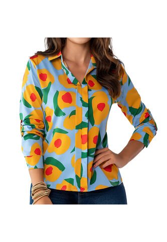 Blusa Dannia Mostaza Croydon Para Mujer Croydon