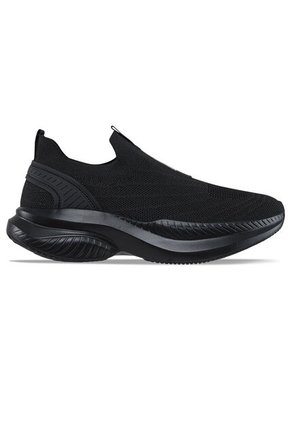 Tenis Para Caminar Zafali Negro-Negro Croydon Para Hombre