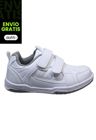Croydon Tenis Colegial Velcro Blanco Croydon