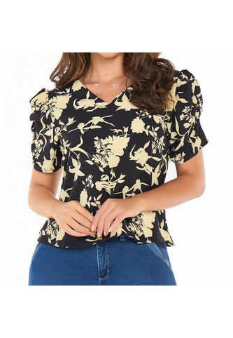 Blusa Lujan Negro Croydon Para Mujer Croydon
