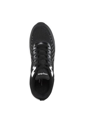 Tenis Running Deno Negro-Blanco Croydon Para Hombre