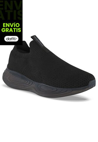 Tenis Para Caminar Shimin Negro Croydon Para Hombre Croydon