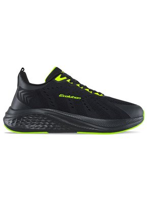 Tenis Running Armal Negro-Verde Croydon Para Hombre