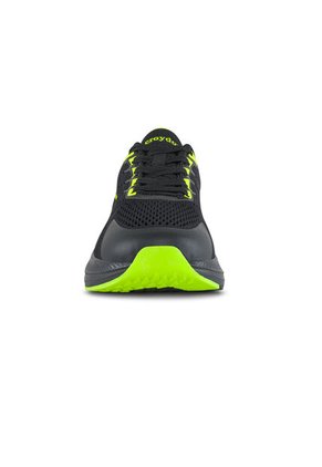 Tenis Running Armal Negro-Verde Croydon Para Hombre