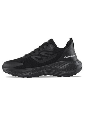 Tenis Running Oliban Negro-Negro Croydon Para Hombre