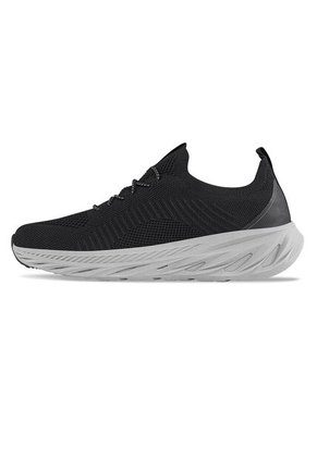 Tenis Para Caminar Sefican Negro Croydon Para Hombre