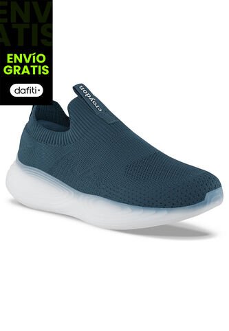 Tenis Para Caminar Shimin Azul Osc Croydon Para Hombre Croydon