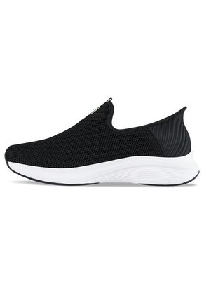 Tenis Para Caminar Temis Negro-Blanco Croydon Para Hombre