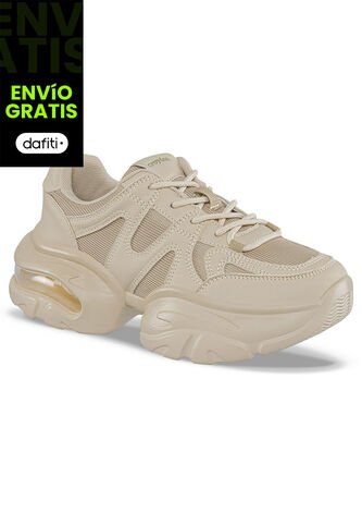Tenis Urbanos Rini Beige Croydon Para Mujer Croydon
