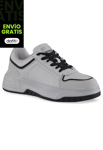 Tenis Urbanos Cuspi Gris Croydon Para Mujer Croydon