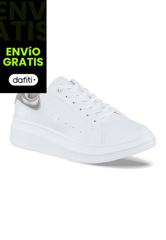 Tenis Urbanos Euforia Blanco-Verde Croydon Para Mujer Croydon