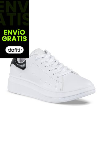 Tenis Urbanos Euforia Blanco-Negro Croydon Para Mujer Croydon