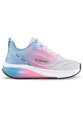 Tenis Running Yusmar Blanco-Rosa Para Niña Croydon