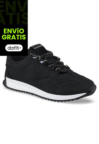 Tenis Urbanos Azaleya Negro Croydon Para Mujer Croydon