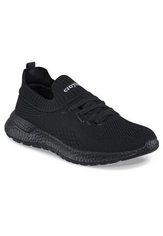 Tenis Para Caminar Azaley Negro-Negro Croydon Para Mujer Croydon