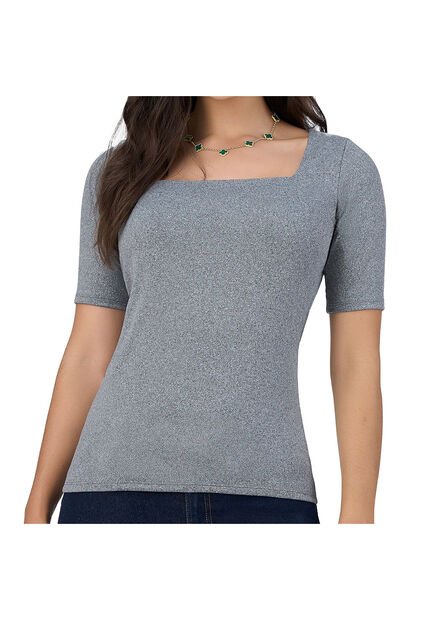 Blusa Andy Gris Osc Croydon Para Mujer