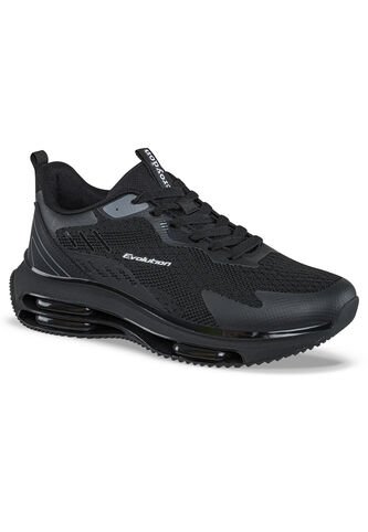 Tenis Running Yemel Negro-Negro Croydon Para Hombre Croydon