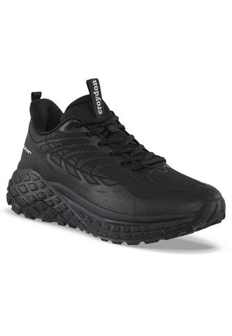Tenis Trail Running Libir Negro-Negro Croydon Para Hombre Croydon