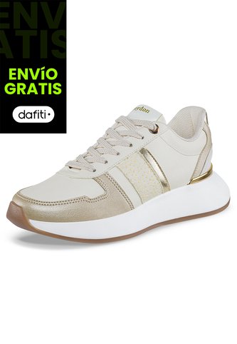 Tenis Urbanos Zamai Beige Croydon Para Mujer Croydon