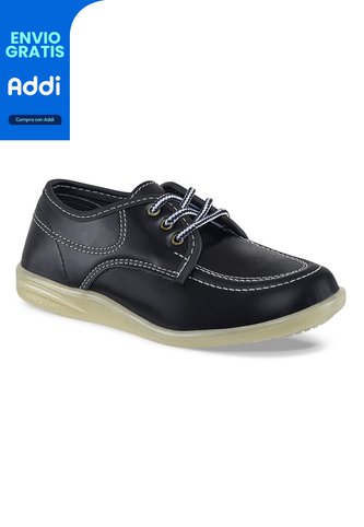 Zapatos Escolares Bachiller Negro Para Niña Croydon Croydon