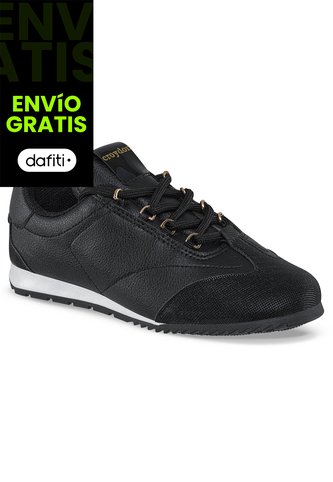 Tenis Urbanos Nayely Negro Croydon Para Mujer Croydon