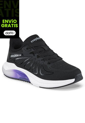 Tenis Running Gelmor Negro-Mora Para Niña Croydon Croydon