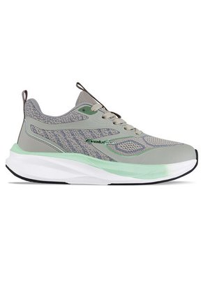 Tenis Running Naki Gris Croydon Para Mujer