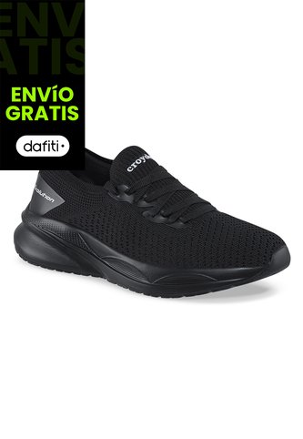 Tenis Para Caminar Solen Negro Croydon Para Mujer Croydon