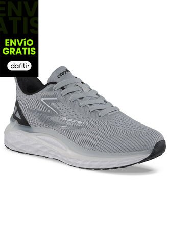 Tenis Running Zatix Gris Para Mujer Croydon Croydon