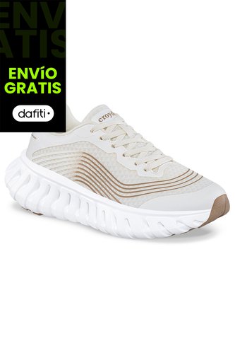 Tenis Running Cezod Beige Croydon Para Mujer Croydon