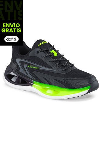 Tenis Running Dryno Negro Para Hombre Croydon Croydon