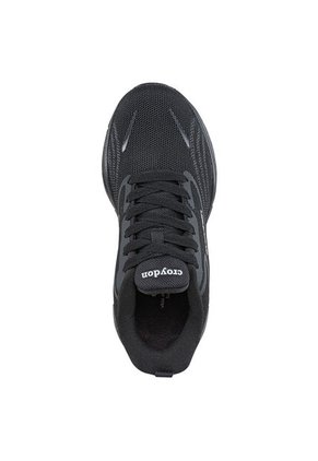 Tenis Running Potema Negro-Negro Croydon Para Mujer