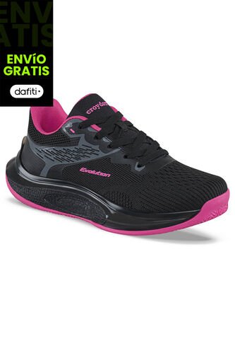 Tenis Running Fibyn Negro Croydon Para Mujer Croydon