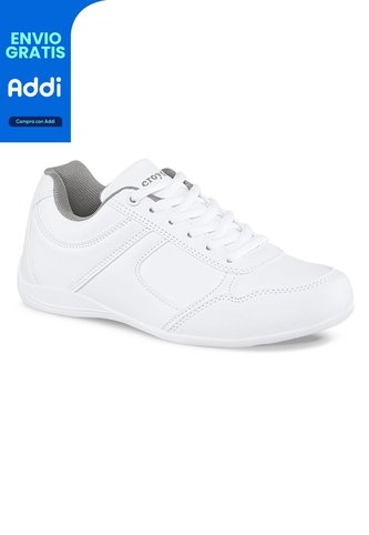 Tenis Escolares Skolary Blanco Para Niña Y Niño Croydon Croydon